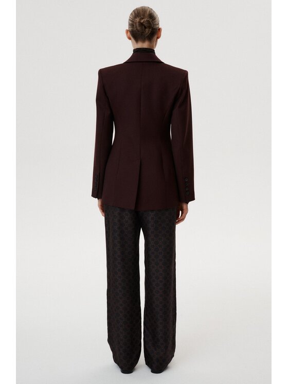 MARI PRETI MARI PRETI Giacca da abito Serene Bordeaux Slim Fit