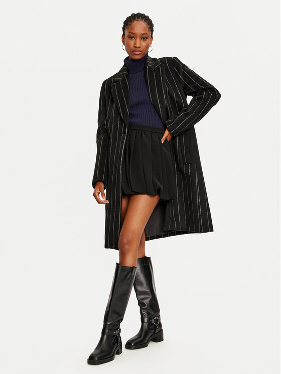 Please Please Fustă mini G0MJCSI000 Negru Regular Fit