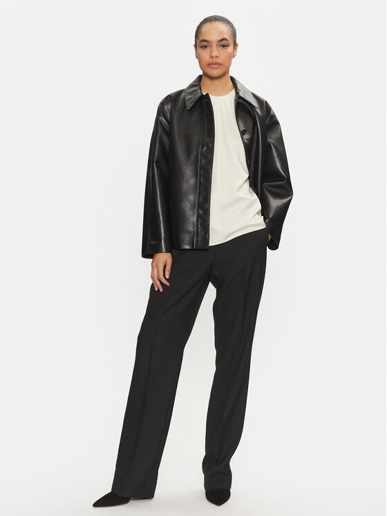 Calvin Klein Calvin Klein Blúz K20K207839 Ekru Regular Fit
