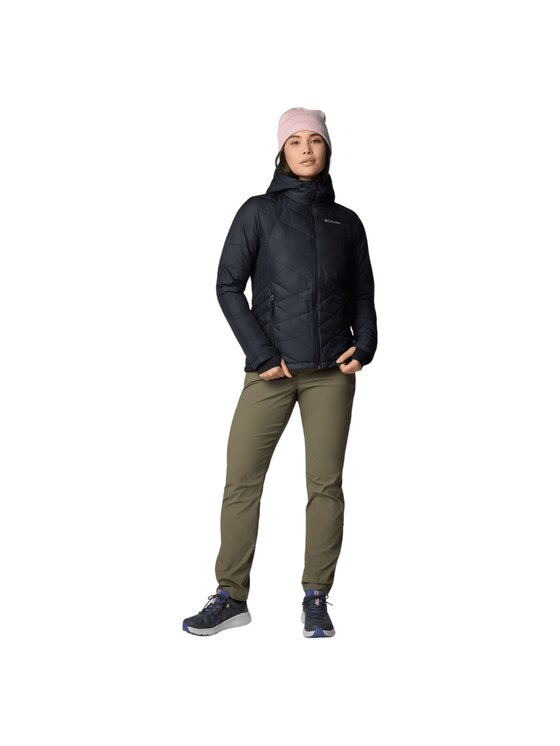 Columbia Columbia Kurtka zimowa Heavenly™ Hooded Jacket Czarny Regular Fit