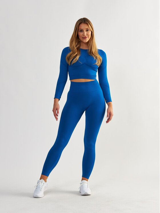 BeShaped BeShaped Legíny Modelujące - Power Up! Modrá Shaping Fit