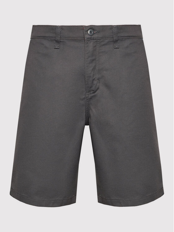Vans Vans Šortky z materiálu Authentic Chino VN0A5FJX Šedá Relaxed Fit