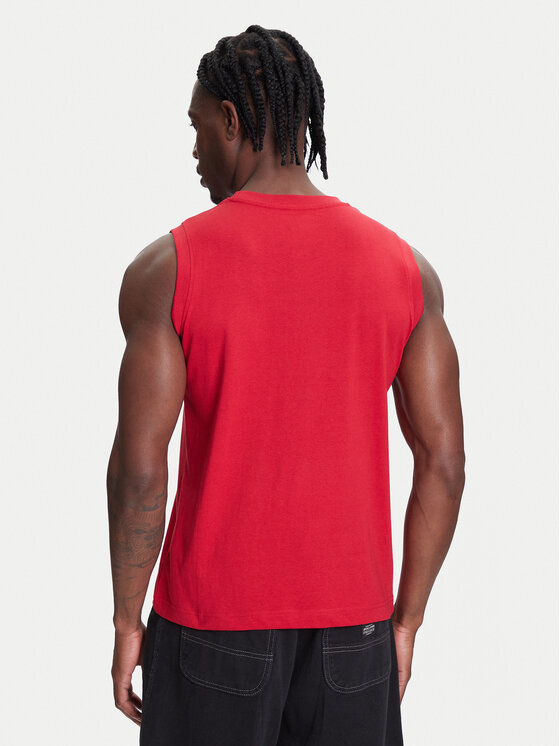 Kappa Kappa Tank top Logo Corpo Cadwal 303HZB0 Czerwony Regular Fit