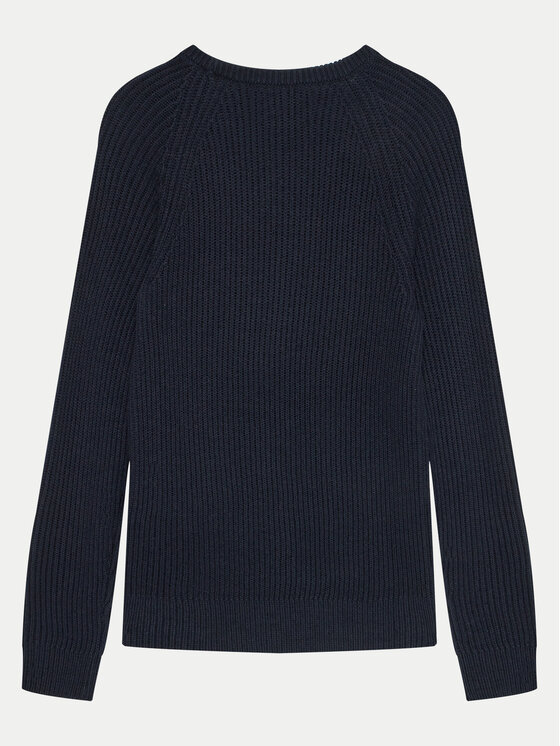 Jack & Jones Junior Jack & Jones Junior Sweter 12258886 Granatowy Relaxed Fit