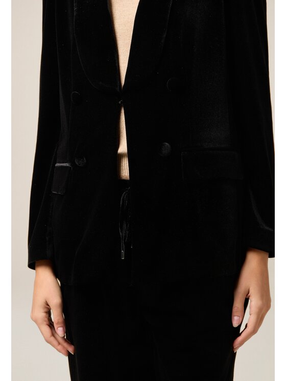 Oltre Oltre Giacca di transizione R019R002386N033 Nero Regular Fit