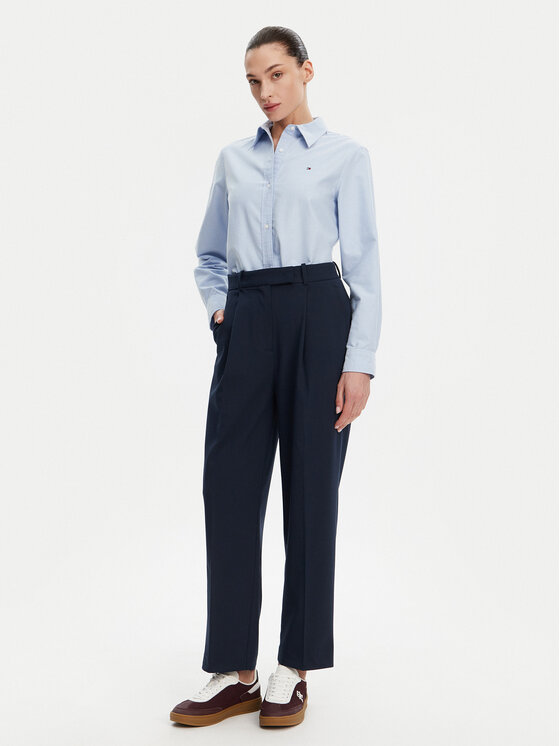 Tommy Hilfiger Tommy Hilfiger Chinos WW0WW44793 Sötétkék Tapered Fit