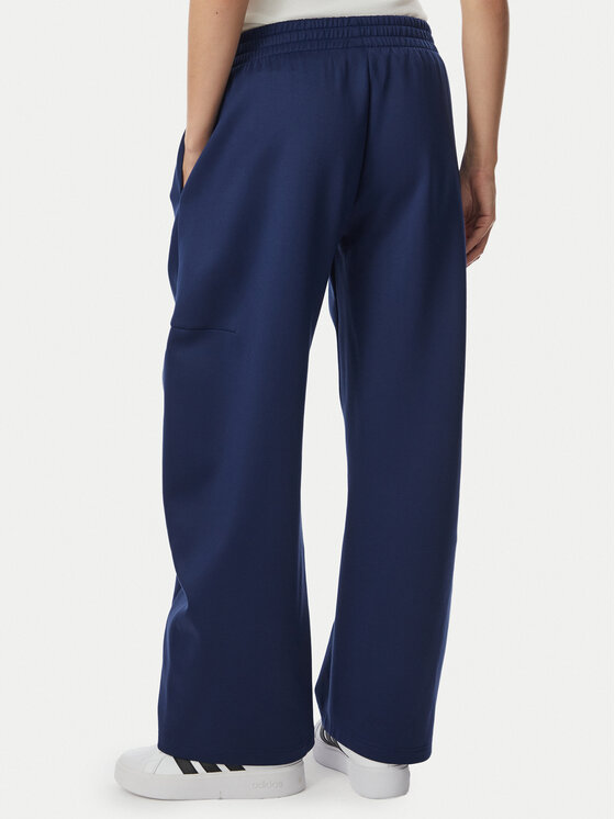 adidas adidas Pantaloni trening Soft Lux Winter Knit Barrel KR0119 Albastru Loose Fit