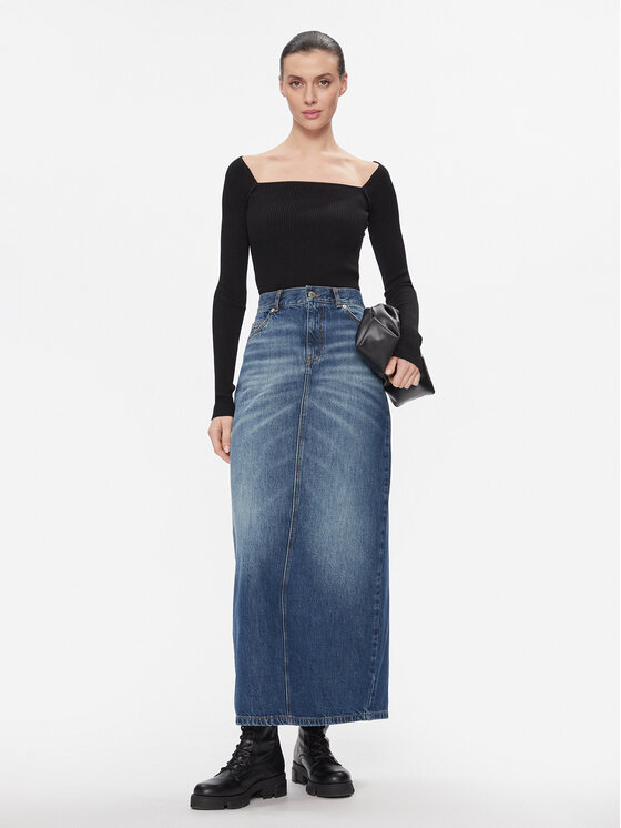 MAX&Co. MAX&Co. Halenka Tolone Černá Slim Fit