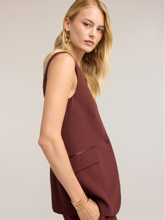 Motivi Motivi Marynarka L267Q000099N022 Brązowy Regular Fit