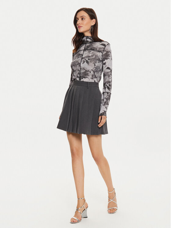 Karen by Simonsen Karen by Simonsen Bluză Rosalina 10105099 Gri Slim Fit