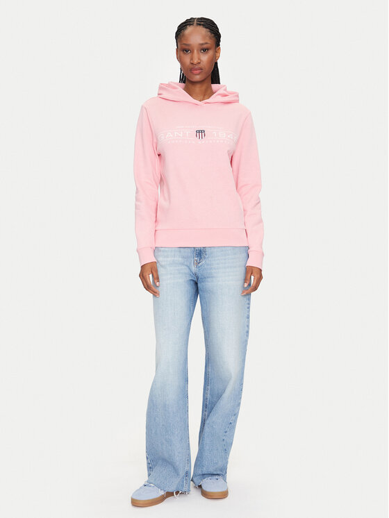 Gant Gant Суитшърт 4200292 Розов Regular Fit