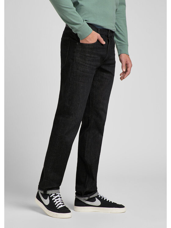 Lee Lee Jeans DAREN ZIP FLY Nero Straight Fit