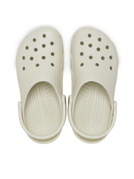 Crocs Crocs Pantoletten Classic Clog K 206991 Écru