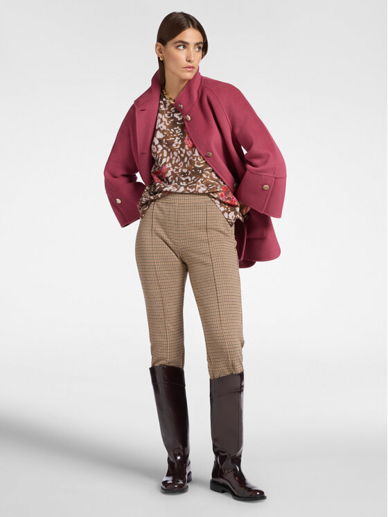 Elena Mirò Elena Mirò Spodnie materiałowe P820Z100148N001 Écru Slim Fit