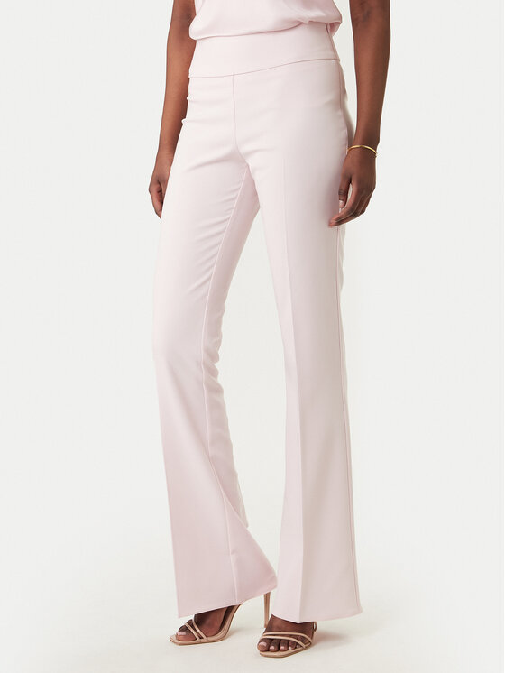 Rinascimento Pantaloni din material CFC0127876003 Roz Slim Fit