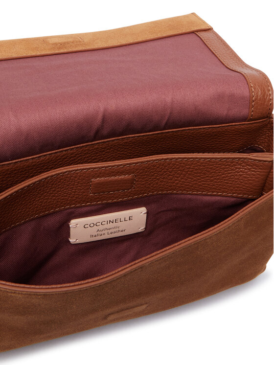 Coccinelle Coccinelle Torebka P6P Boheme Suede Bimaterial E1 P6P 12 01 01 Brązowy
