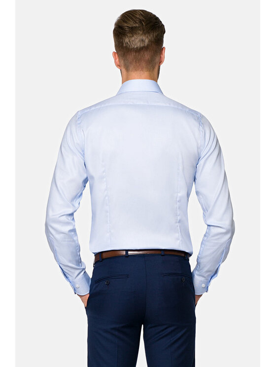 Lancerto Lancerto Koszula Jenna KO073120000001 Błękitny Slim Fit
