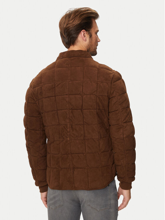 Milestone Milestone Odinė striukė Alfonso 431629 60520 Ruda Regular Fit