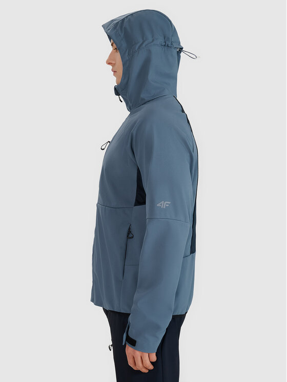 4F 4F Kurtka softshell 4FWSS25TSOFM313-32S Niebieski Regular Fit