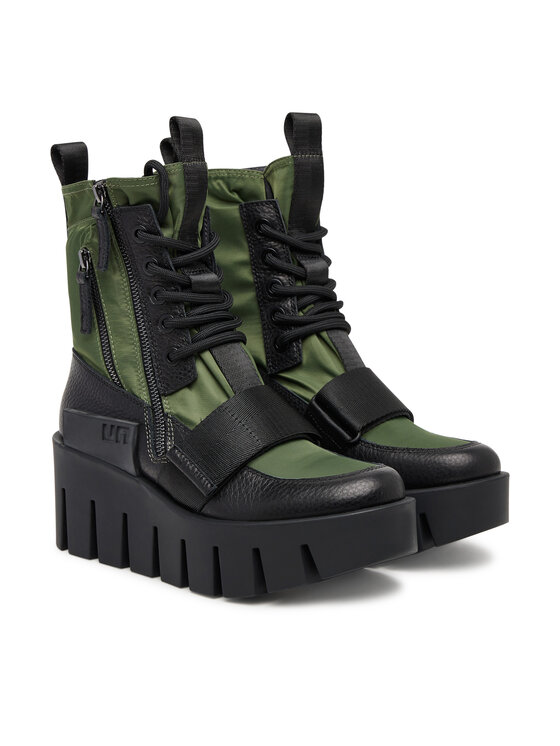 United Nude United Nude Šnurovacia obuv Grip Combat Lo 10961904165 Kaki