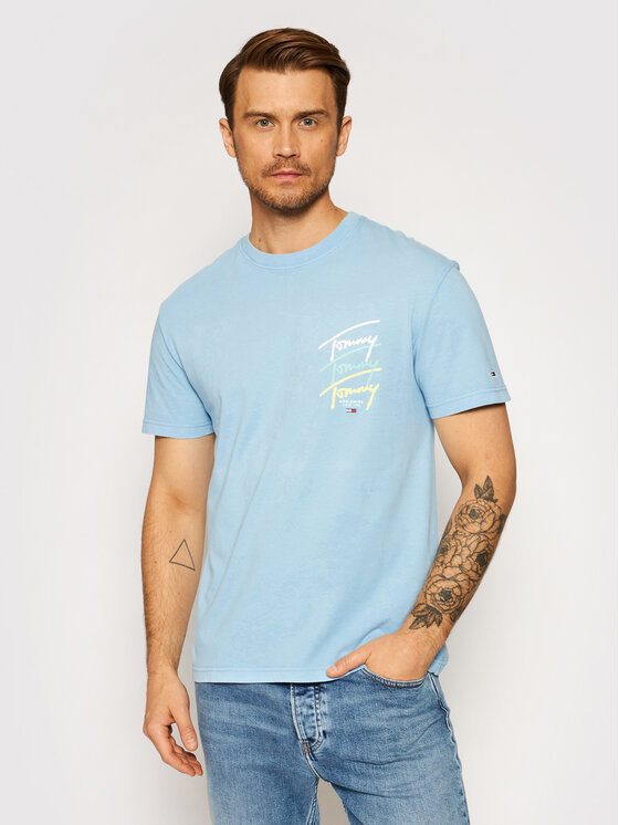 tommy jeans repeat script tee