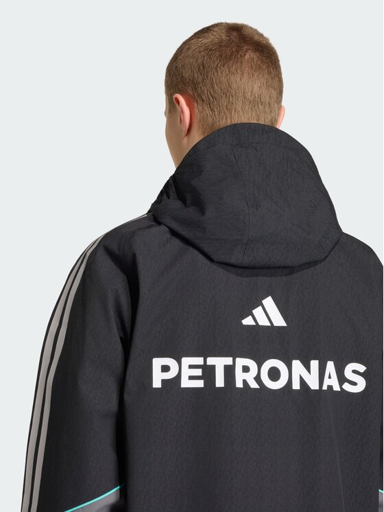 adidas adidas Kurtka przeciwdeszczowa 162813 Czarny Regular Fit