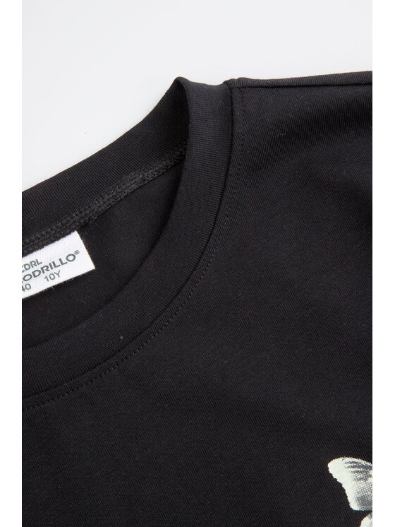 Coccodrillo Coccodrillo Bluzka ZC5143101RGJ-021 Czarny Regular Fit