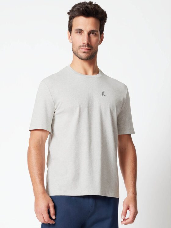 Huber Huber T-Shirt 117101 Šedá Regular Fit