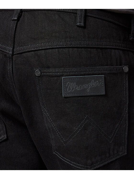 Wrangler Wrangler Jeansy 112356828 Czarny Straight Leg