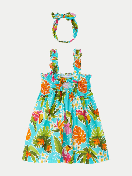 Mayoral Mayoral Літня сукня 3947 Голубий Regular Fit