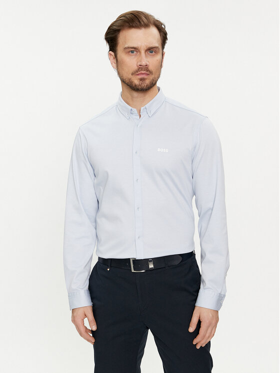 BOSS Boss Сорочка 50512006 Блакитний Regular Fit