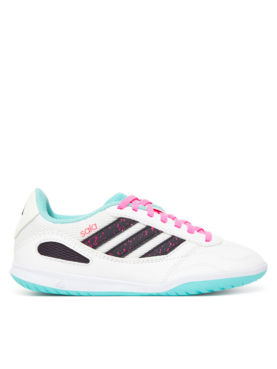 Ghete pentru fotbal adidas Super Sala Competition 3 JR5400 Alb