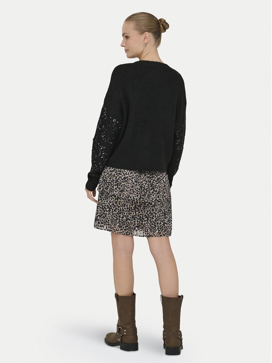 ONLY ONLY Sweater Alta 15353230 Fekete Regular Fit
