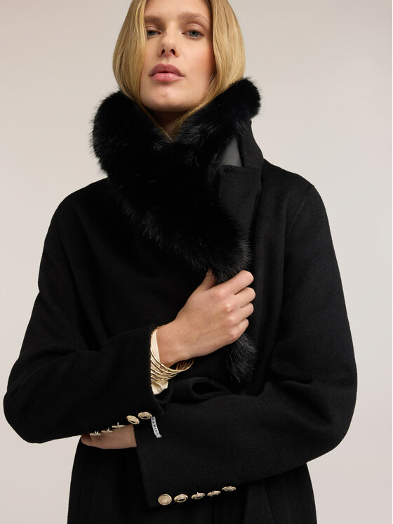Motivi Motivi Cappotto invernale 0068Q000716N033 Nero Regular Fit