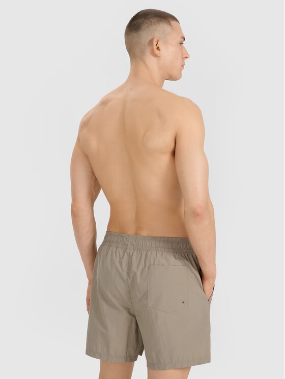 4F 4F Plážové šortky 4FRSS25UBDSM187-043S Kaki Regular Fit