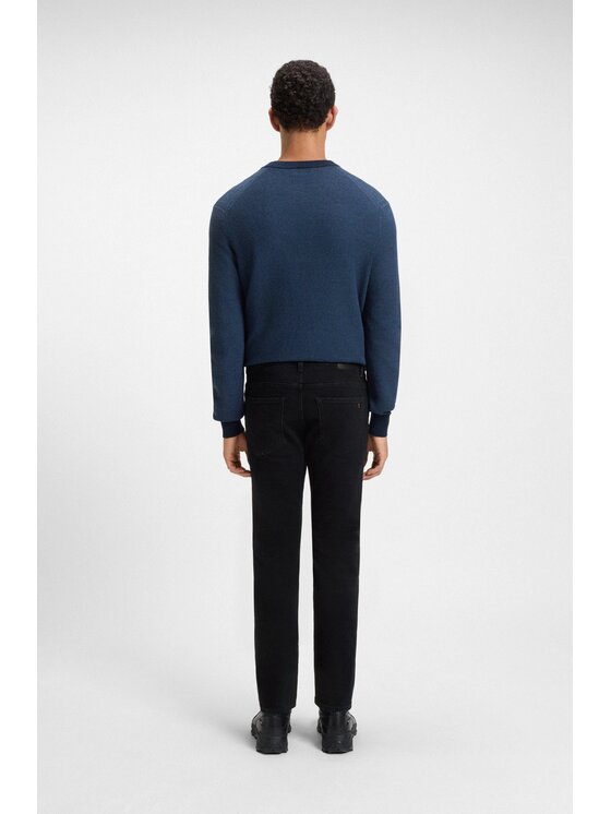 BOSS BOSS Chinosy 50549522-404 Granatowy Straight Fit