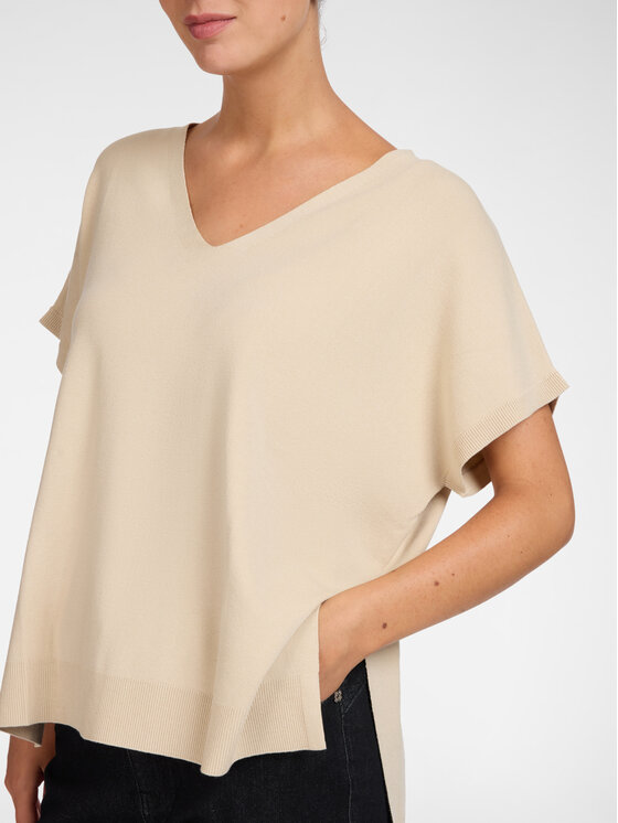 Elena Mirò Elena Mirò Sweter S033E003736N0A2 Kremowy Regular Fit