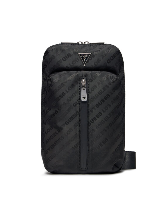 Guess Guess Crossover torbica Glassic Eco Mini-Bags HMGLAC P4107 Crna