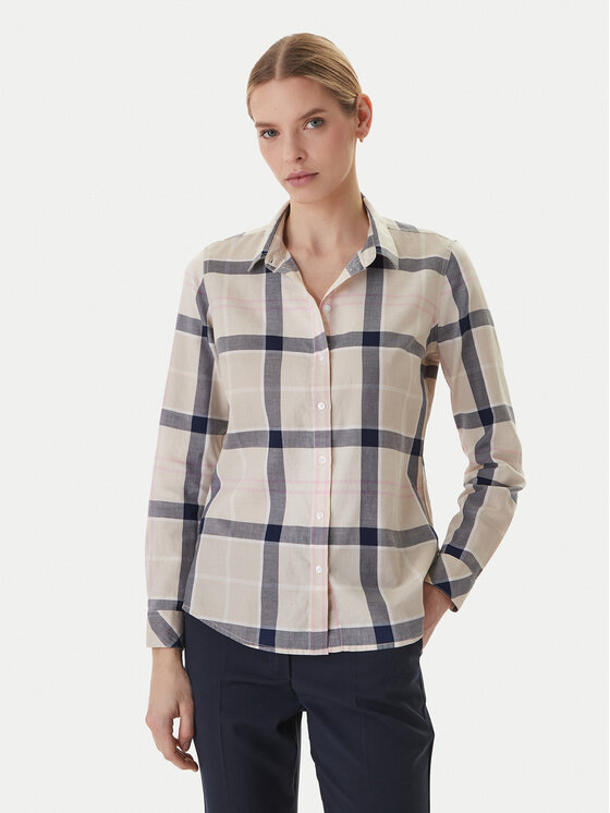 Barbour Koszula Bredon LSH1353PI55 Beżowy Regular Fit