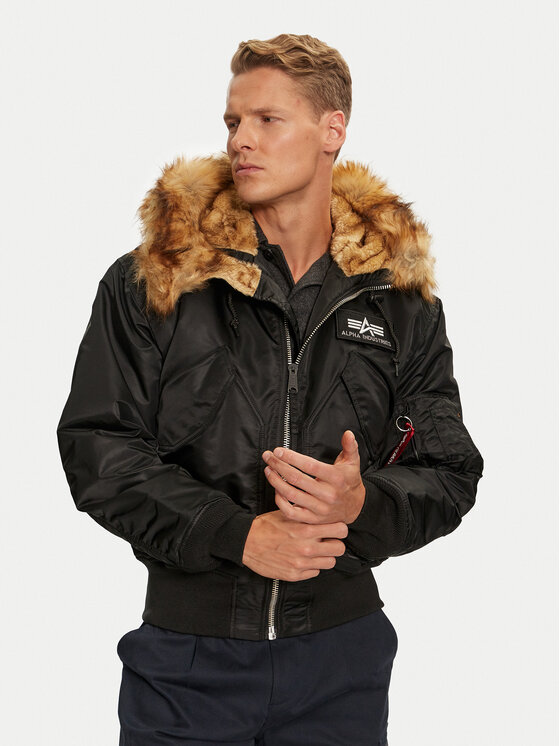 Alpha Industries Alpha Industries Зимно яке 113145 Черен Regular Fit