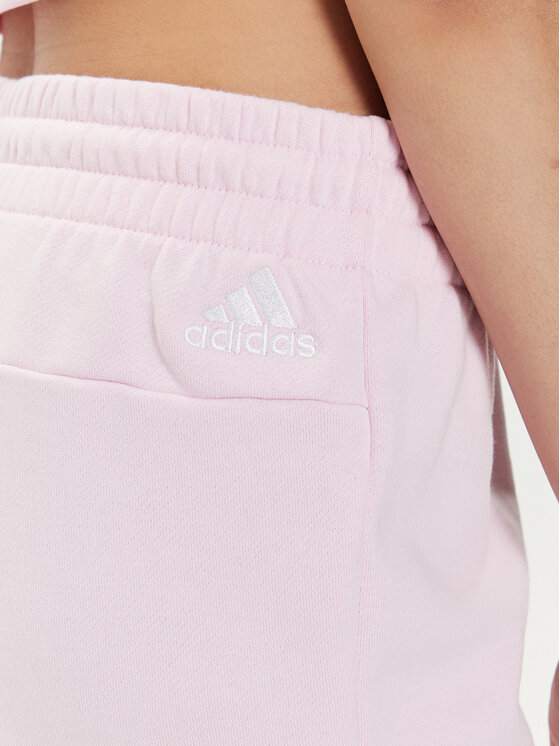 adidas adidas Sportovní kraťasy Essentials Linear IC6877 Růžová Slim Fit