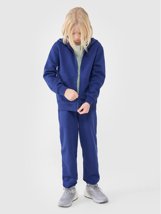4F 4F Bluza BASIC+ Niebieski Oversize