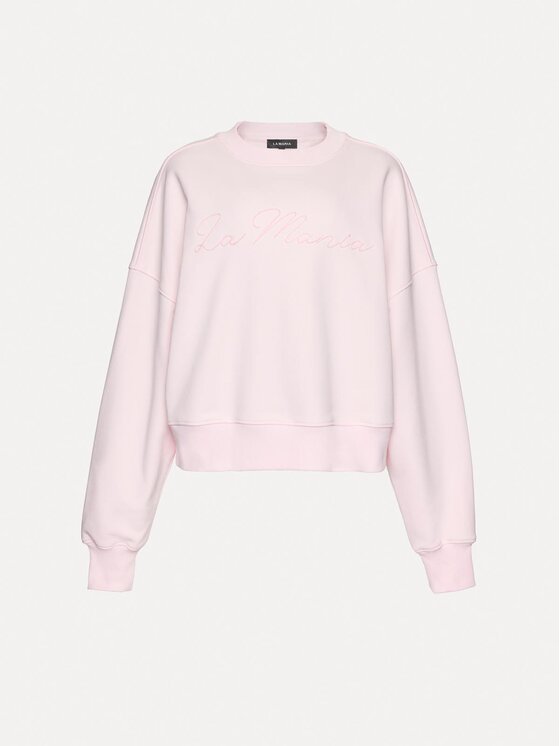 La Mania La Mania Felpa NUVOLA Rosa Basic Fit
