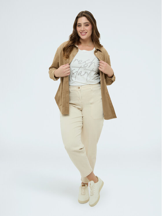 Fiorella Rubino Fiorella Rubino Koszula 5047T001451N013 Brązowy Regular Fit