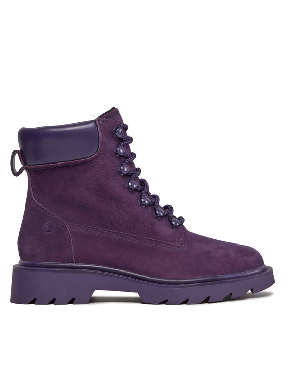 Tamaris Dames veterlaarzen 1-25909-41, Merlot 1 25909 41 537, 40 EU