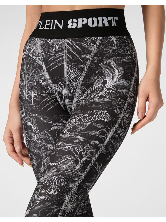 Plein Sport Plein Sport Legginsy 14239 Czarny