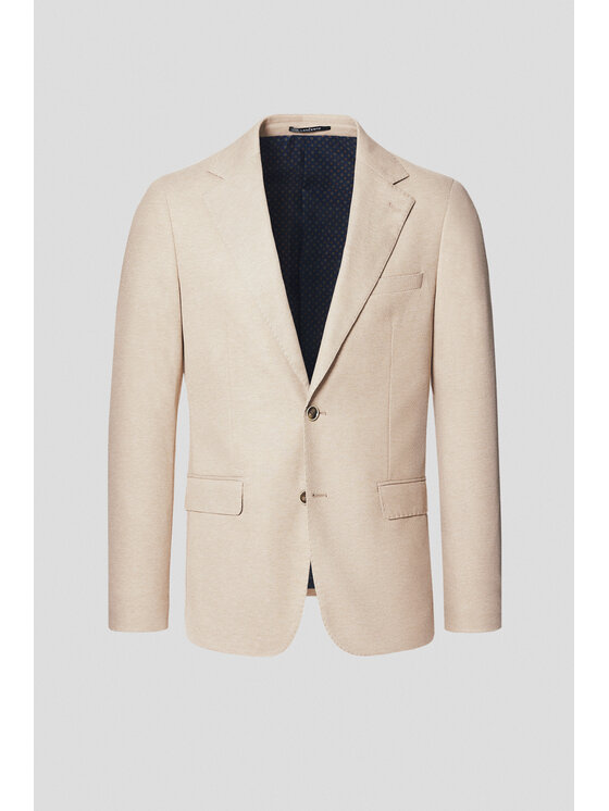 Lancerto Lancerto Marynarka Lentini MA131125000016 Beżowy Slim Fit