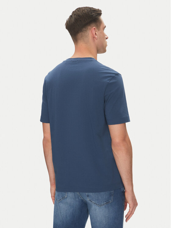 BOSS BOSS Marškinėliai Tchup 50473278 Mėlyna Relaxed Fit