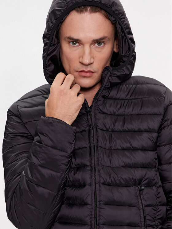 Kappa Kappa Übergangsjacke Astro 303ZLN0 Schwarz Regular Fit