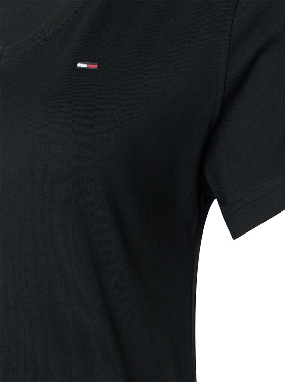 Tommy Jeans Tommy Jeans T-shirt DM0DM04410 Siva Regular Fit
